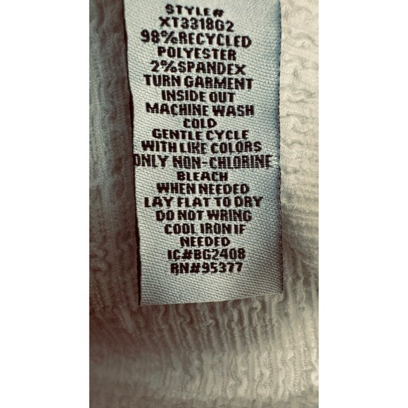 Sanctuary XL Off White Textured Long Sleeve Top Polyester Blend - Picture 5 of 10